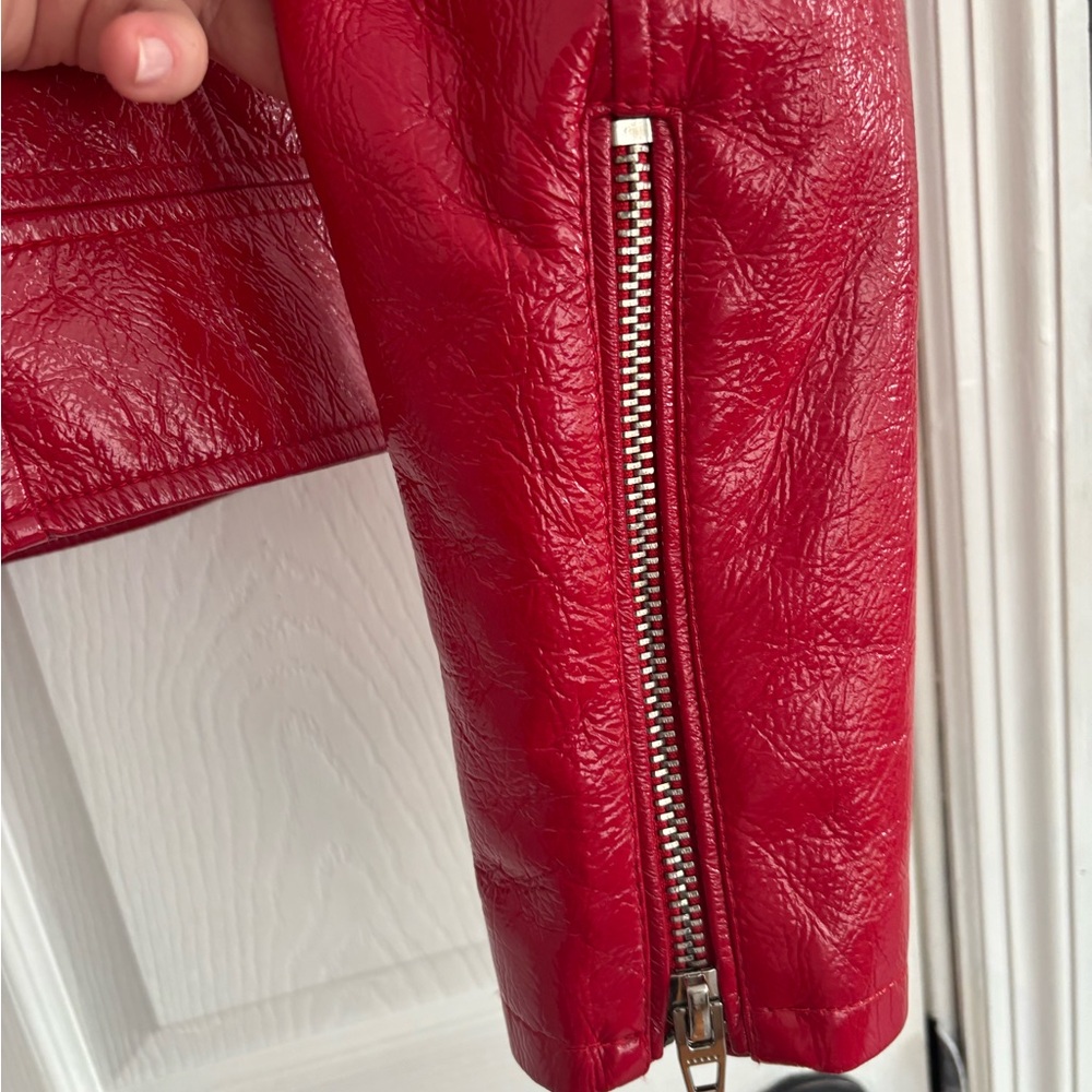 Blank NYC red moto jacket - Picture 8 of 13